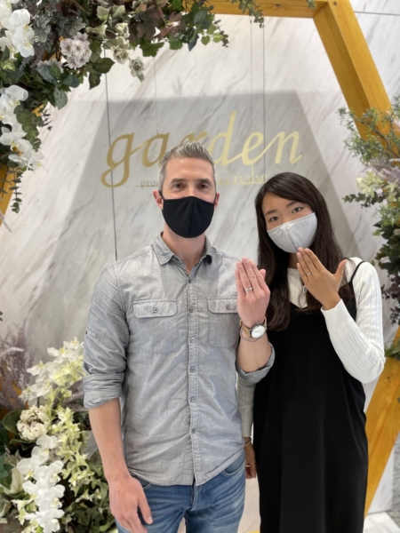 京都市中京区｜フィッシャーの結婚指輪をご成約いただきました