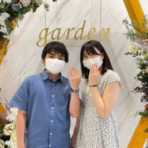 滋賀県草津市・東京都新宿区｜鍛造製法・デザインにこだわったフィッシャーの結婚指輪をご成約いただきました