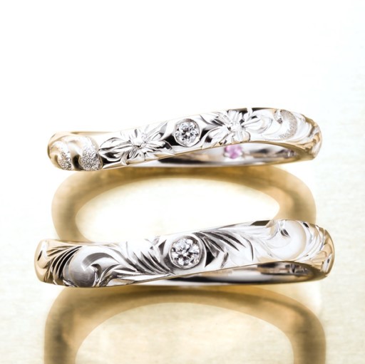 大阪で人気の結婚指輪ブランド　マイレ　ハワイアンジュエリー