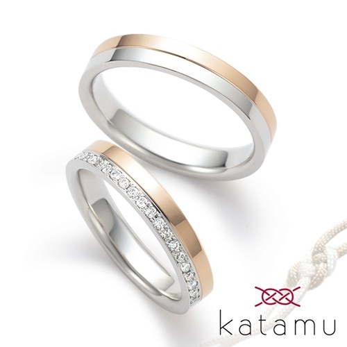 神戸鍛造製法結婚指輪カタム八千代