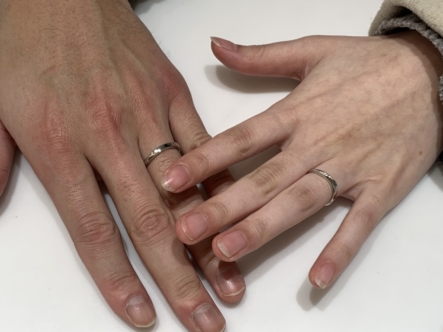 福井県敦賀市｜高品質ダイヤのマリアージュエントの結婚指輪をご成約いただきました