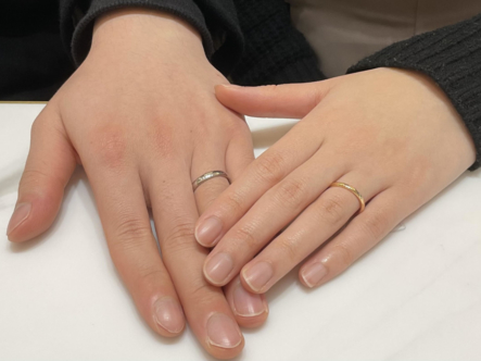 滋賀県近江八幡市｜鍛造で着け心地がいいFISCHER（フィッシャー）の結婚指輪をご成約いただきました