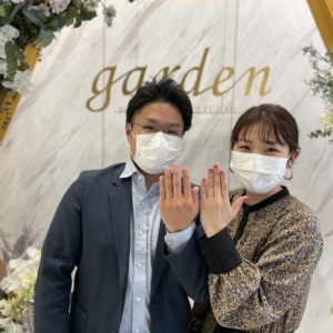 滋賀県大津市 関西初マイスターとフィッシャーの結婚指輪をご成約いただきました