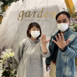京都市伏見区 結婚30周年でマイレのハワイアンジュエリーにジュエリーリフォーム(セカンドリング)