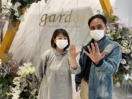 京都市伏見区 結婚30周年でマイレのハワイアンジュエリーにジュエリーリフォーム(セカンドリング)