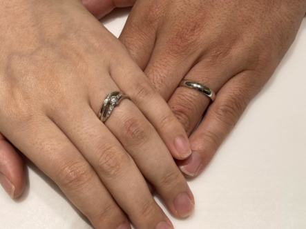 京都市右京区・下京区｜高品質なマリアージュエントの婚約指輪・結婚指輪、鍛造製法のFISCHERの結婚指輪をご成約頂きました