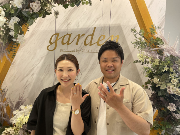 滋賀県大津市｜フィッシャーとマイスターの結婚指輪をご成約いただきました。