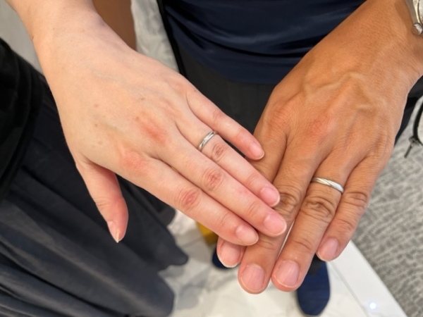 滋賀県草津市｜日本トップのパイロットブライダル、世界トップのフィッシャーの結婚指輪をご成約頂きました