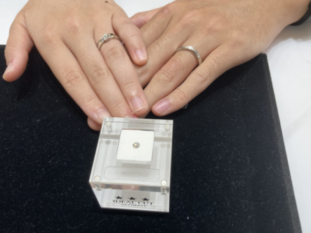 京都市下京区｜RosettEの婚約指輪・IDEALの結婚指輪をご成約頂きました