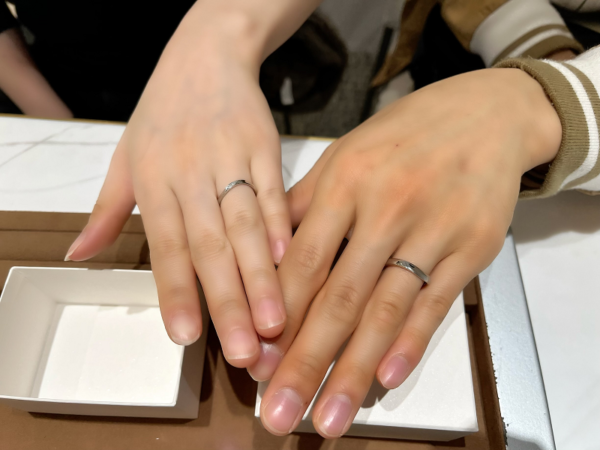 京都市南区｜技術力抜群のIDEALプリュフォールの結婚指輪をご成約いただきました