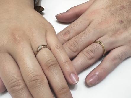 京都市伏見区｜LAPAGE（ラパージュ）×gardenの結婚指輪をご成約いただきました
