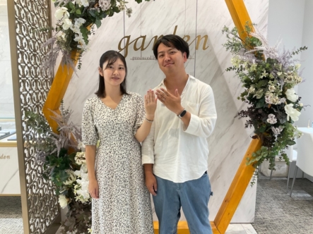 兵庫県川西市・東京都練馬区 ロードオブザリングで有名なフィッシャーの結婚指輪をご成約いただきました