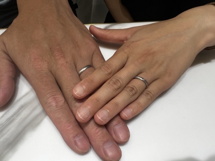 京都府乙訓郡｜ドイツブランドFISCHER（フィッシャー）の結婚指輪をご成約いただきました