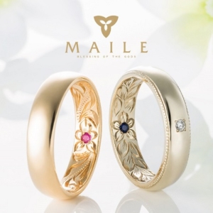MAILEのInside Engraved Ring
