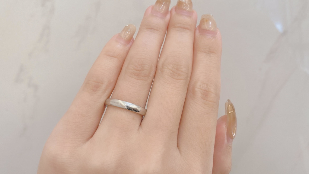 結婚指輪　幅　３ミリ