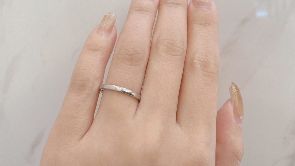 結婚指輪　幅　２ミリ