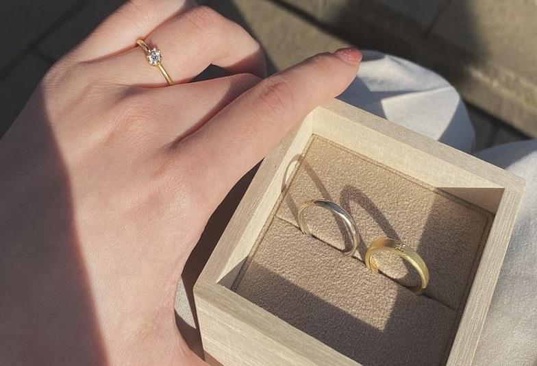 京都 婚約指輪と結婚指輪