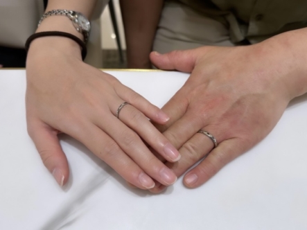京都府山科区　世界最高峰ドイツの鍛造製法ブランド「フィッシャー」の結婚指輪をご成約頂きました