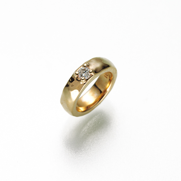 ロゼット　ベビーリングダイヤモンド