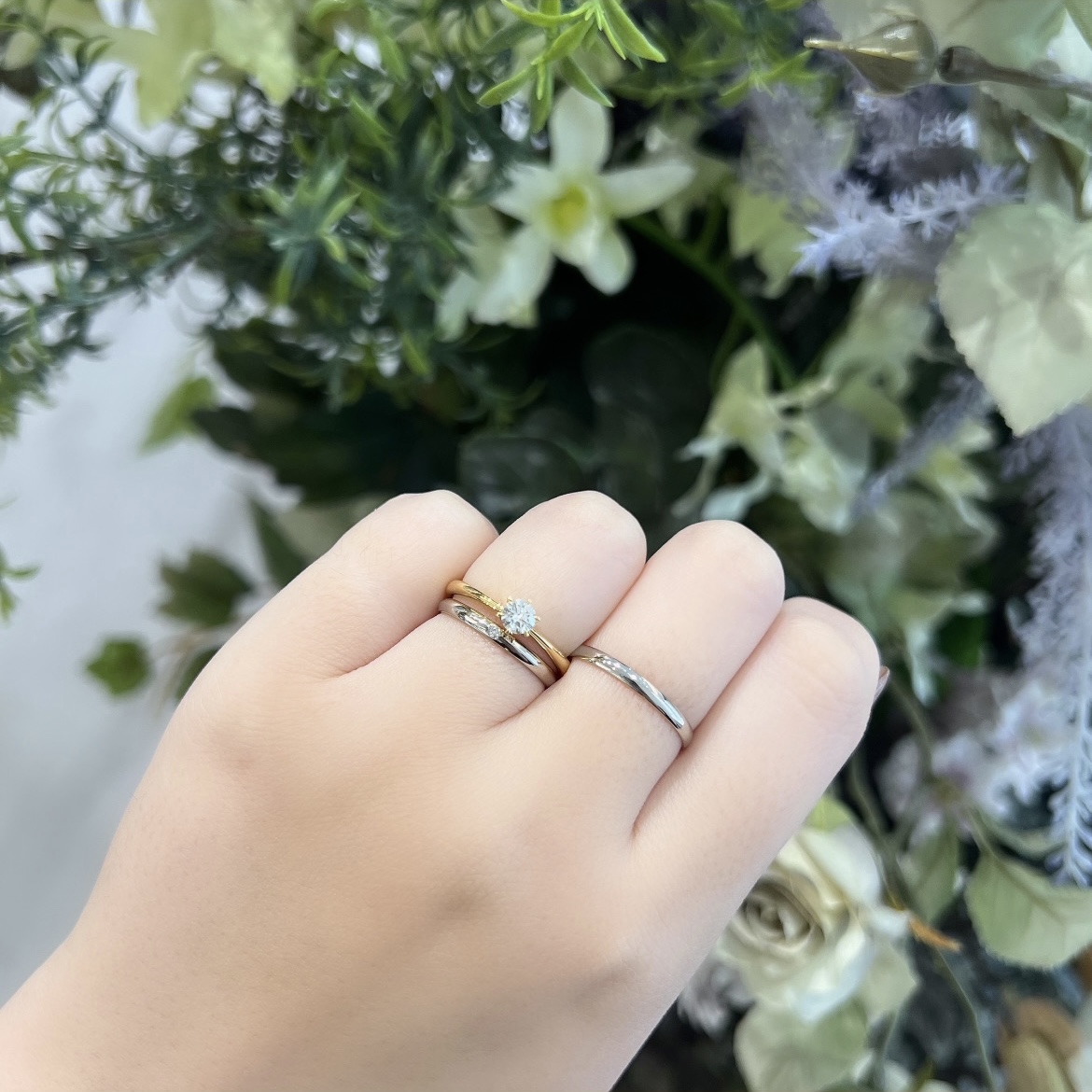 ゴールド婚約指輪と結婚指輪安い