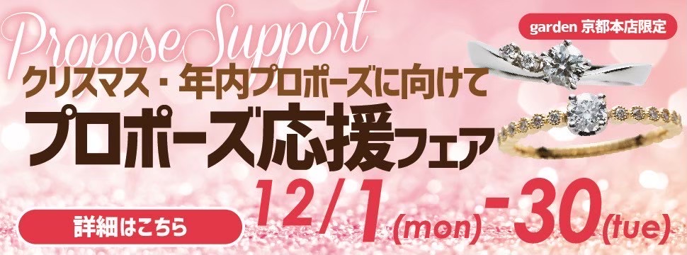 【即納可能】クリスマス・年内プロポーズに間に合う！59,800円～の婚約指輪が充実！プロポーズ応援フェア12/1～30
