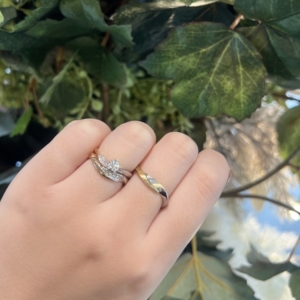 LAPAGE×garden マリーゴールドの重ね付け