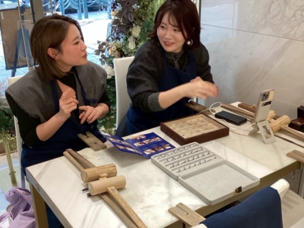 東京・大阪からご友人通しでご来店 garden京都本店/四条烏丸手作り指輪工房で手作り指輪体験